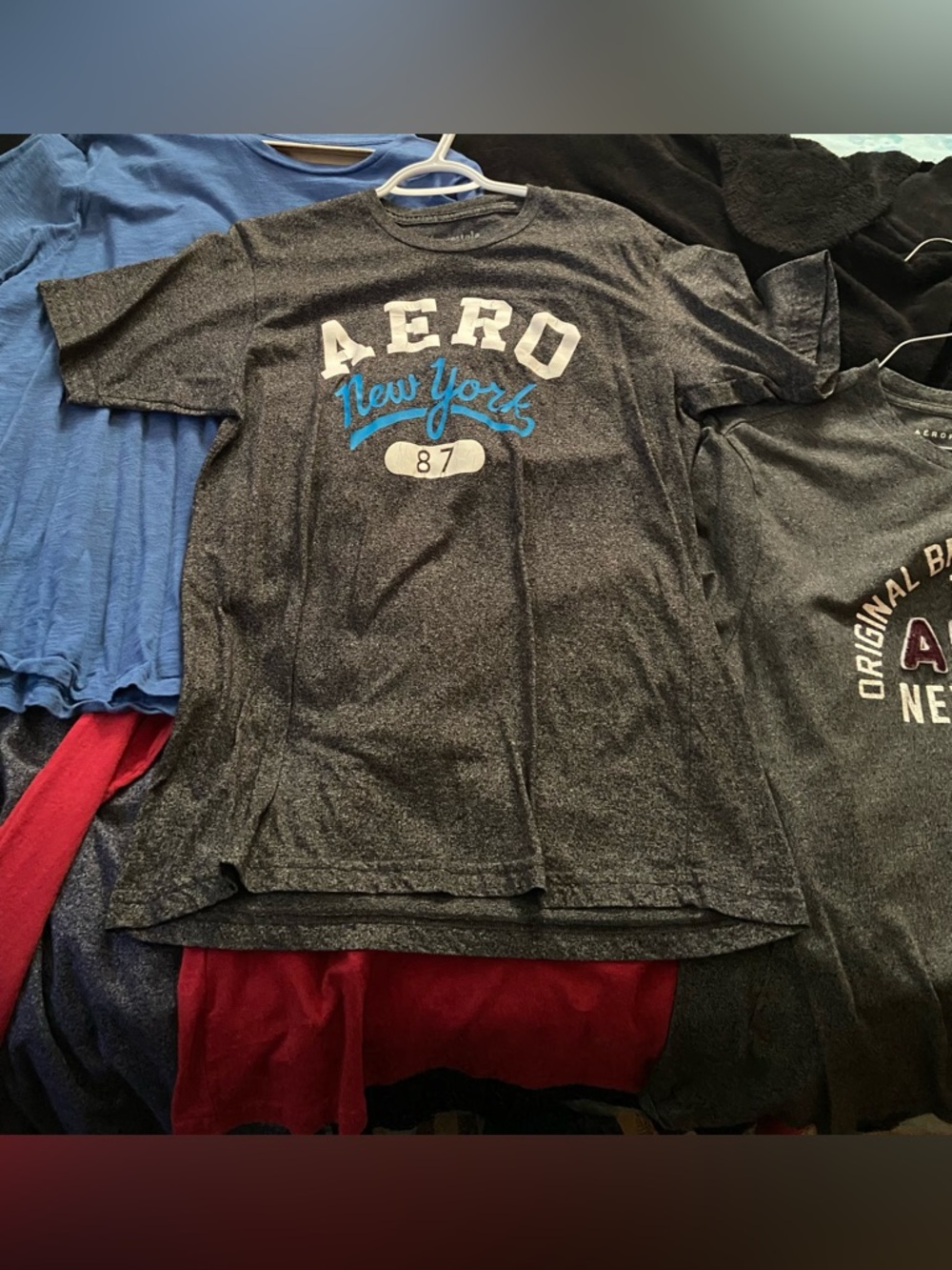 6 Size Large Aeropostale Men’s Shirts 2 Long Sleeve 4 Short Sleeve